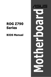 Asus ROG MAXIMUS Z790 HERO EVA-02 ROG MAXIMUS Z790 Series BIOS Manual English