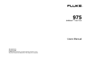 Fluke 975 FE 975 Users Manual