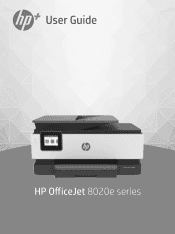 HP OfficeJet 8020e User Guide