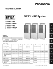 Panasonic WU-144MF1U9E Technical and Service Data