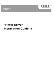 Oki PT390 LAN Windows Driver Install Guide 1