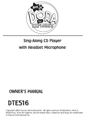 Emerson DTE516 Owners Manual