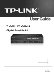 TP-Link TL-SG2216 TL-SG2424 v1 User Guide