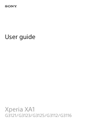 Sony Xperia XA1 Help Guide