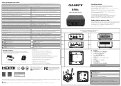 Gigabyte GB-BRR5H-7530 Quick Start Guide