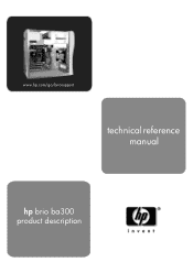 HP Brio ba300 hp brio ba300, technical reference manual (product description)