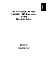 HP LH3000r HP Netserver LXr Pro8