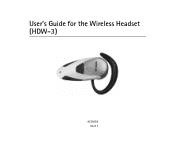 Nokia Wireless Headset HDW-3 User Guide