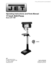 JET Tools 354169 User Manual