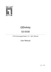 LevelOne IES-0500 Manual