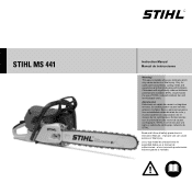Stihl MS 441 Product Instruction Manual
