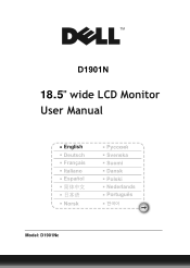 Dell D1901N monitor User Manual
