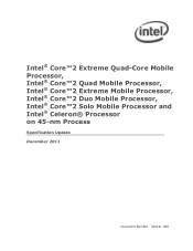 Intel T8300 Specifications