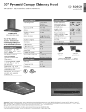 Bosch HCP80641UC Product Spec Sheet