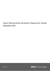 Dell PowerSwitch S5448F-ON Open Networking Hardware Diagnostic Guide December 2021