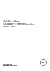 Dell U2419HC UltraSharp Users Guide