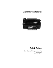 Epson Stylus NX510 Quick Guide