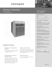 Frigidaire FFRS1222Q1 Product Specifications Sheet