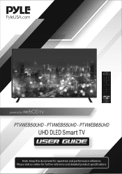 Pyle PTVWEB55UHD Instruction Manual