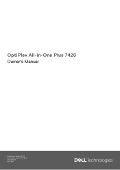 Dell OptiPlex All-in-One Plus 7420 Owners Manual