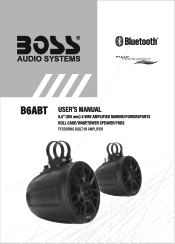 Boss Audio B6ABT User Manual