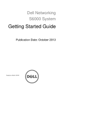 Dell S6000 Dell Networking  System Getting Started Guide