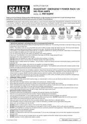 Sealey RS1322HV Instruction Manual