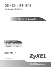ZyXEL GS-1548 User Guide