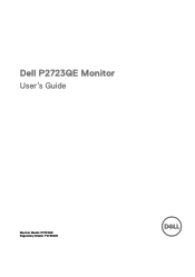 Dell P2723QE Monitor Users Guide