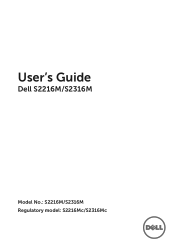 Dell S2316M Dell  Users Guide
