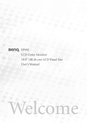 BenQ FP992 User Manual