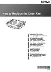 Brother International HL-L9310CDW Drum Unit Replacement Guide