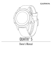 Garmin quatix 5 Sapphire Owners Manual
