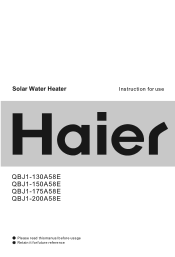 Haier QBJ1-175A58E User Manual