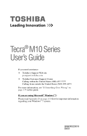 Toshiba Tecra M10-S3451 User Guide