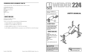 Weider Weembe3622 Instruction Manual