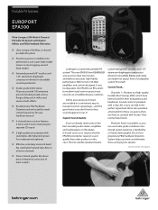 Behringer EUROPORT EPA300 Brochure