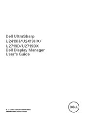 Dell U2719D Display Manager Users Guide