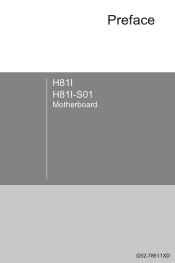 MSI H81I User Guide