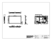 NEC V463-PC2 Mechanical Drawing