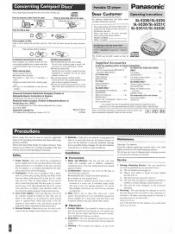 Panasonic SLS320 SLS220 User Guide