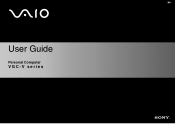 Sony VGC-V620G VAIO User Guide