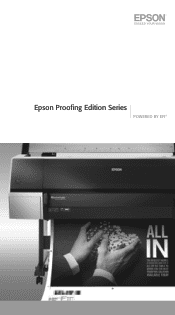 Epson Stylus Pro 9900 Proofing Edition Product Brochure - Proofing Edition