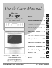 Frigidaire FEFB79GB Use and Care Manual