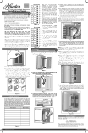 Hunter 44132 Installation Guide