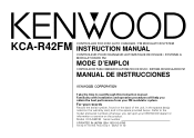 Kenwood KCA-R42FM User Manual