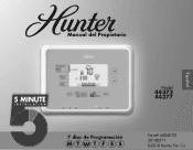 Hunter 44377 Owner's Manual