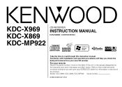 Kenwood KDC-MP922 User Manual
