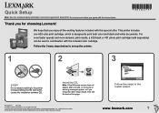 Lexmark X5410 Setup Sheet