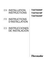 Thermador T36IT901NP Installation Instructions